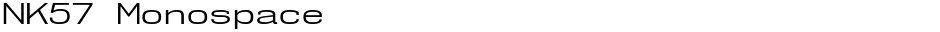 NK57 MonospaceDemo
