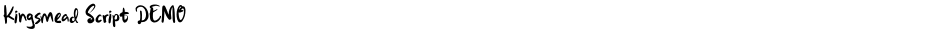 Kingsmead Script DEMODemo