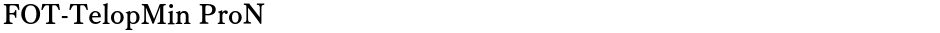 FOT-TelopMin ProNDemo
