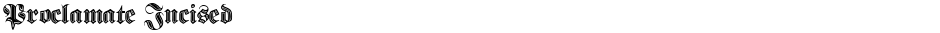 Proclamate IncisedDemo