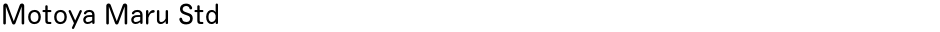 Motoya Maru StdDemo