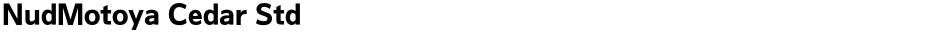 NudMotoya Cedar StdDemo