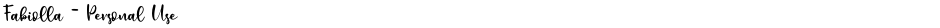 Fabiolla - Personal UseDemo