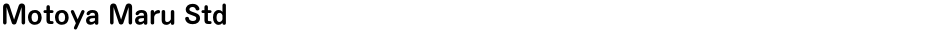Motoya Maru StdDemo