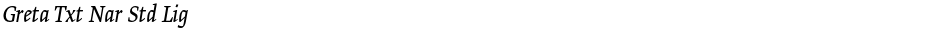 Greta Txt Nar Std LigDemo