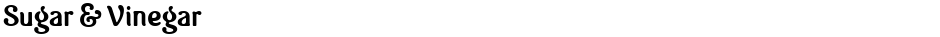 Sugar & VinegarDemo