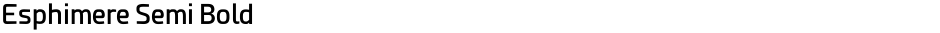 Esphimere Semi BoldDemo