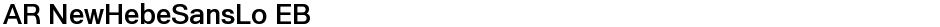 AR NewHebeSansLo EBDemo
