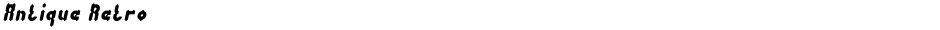 Antique RetroDemo