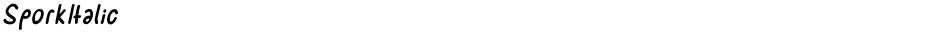 SporkItalicDemo