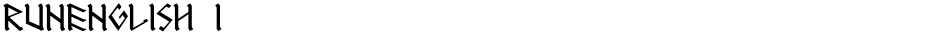 RUNEnglish 1Demo