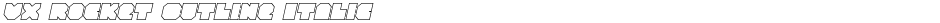 VX Rocket Outline ItalicDemo