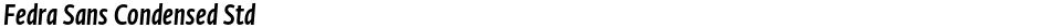 Fedra Sans Condensed StdDemo