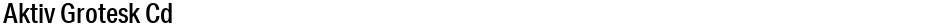 Aktiv Grotesk CdDemo