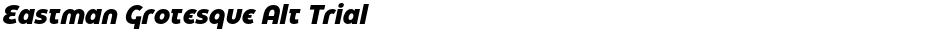 Eastman Grotesque Alt TrialDemo