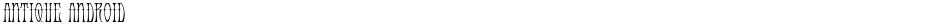 Antique AndroidDemo