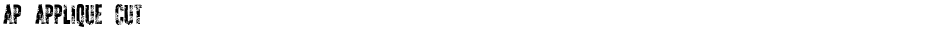 AP Applique CutDemo