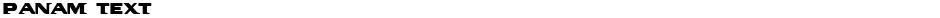 PanAm TextDemo
