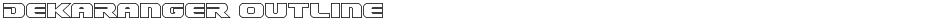 Dekaranger OutlineDemo