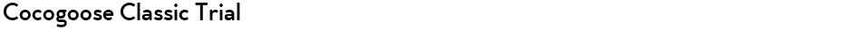 Cocogoose Classic TrialDemo