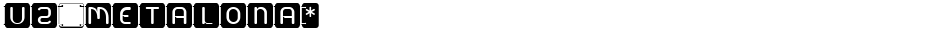 U2 Metalona*Demo