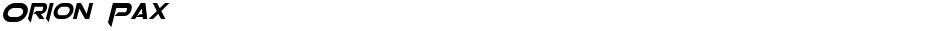 Orion PaxDemo