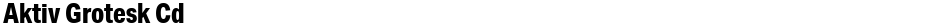 Aktiv Grotesk CdDemo
