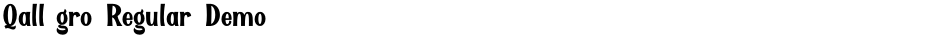 Qallégro Regular DemoDemo