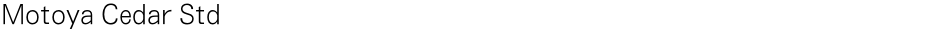 Motoya Cedar StdDemo