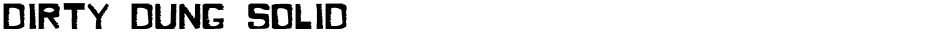 Dirty Dung SolidDemo