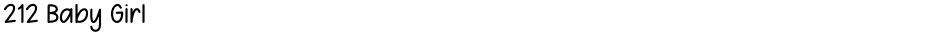 212 Baby GirlDemo