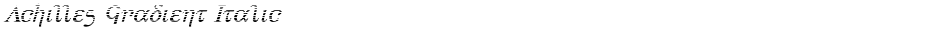 Achilles Gradient ItalicDemo