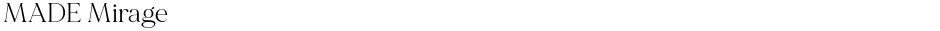 MADE MirageDemo