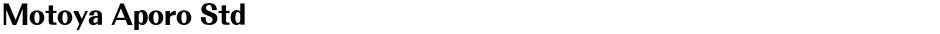 Motoya Aporo StdDemo