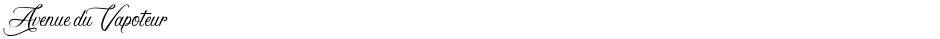 Avenue du VapoteurDemo