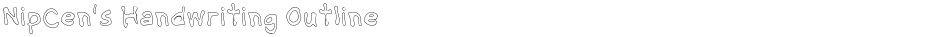 NipCen's Handwriting OutlineDemo