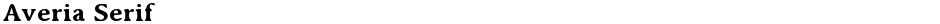 Averia SerifDemo