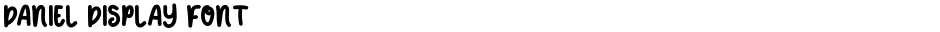 DANIEL DISPLAY FONTDemo