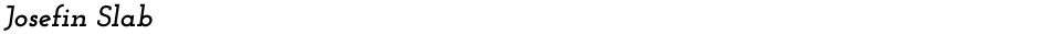 Josefin SlabDemo
