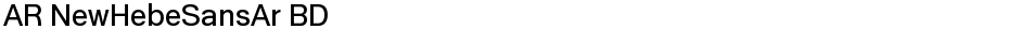 AR NewHebeSansAr BDDemo