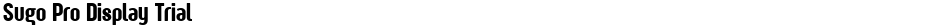 Sugo Pro Display TrialDemo
