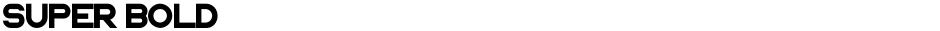 SUPER BOLDDemo