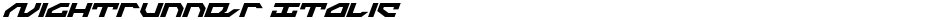 Nightrunner ItalicDemo