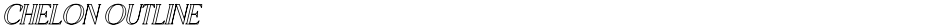 CHELON OUTLINEDemo