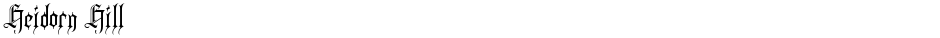 Heidorn HillDemo