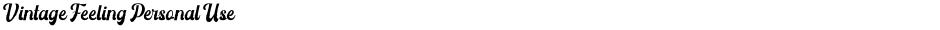 Vintage Feeling Personal UseDemo