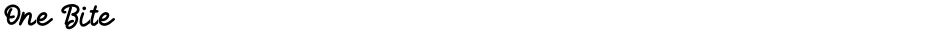 One BiteDemo