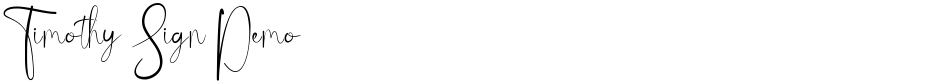 Timothy Sign DemoDemo