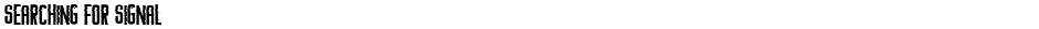 Searching For SignalDemo