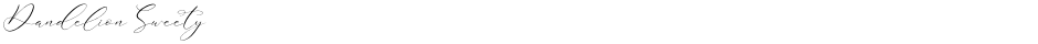 Dandelion SweetyDemo